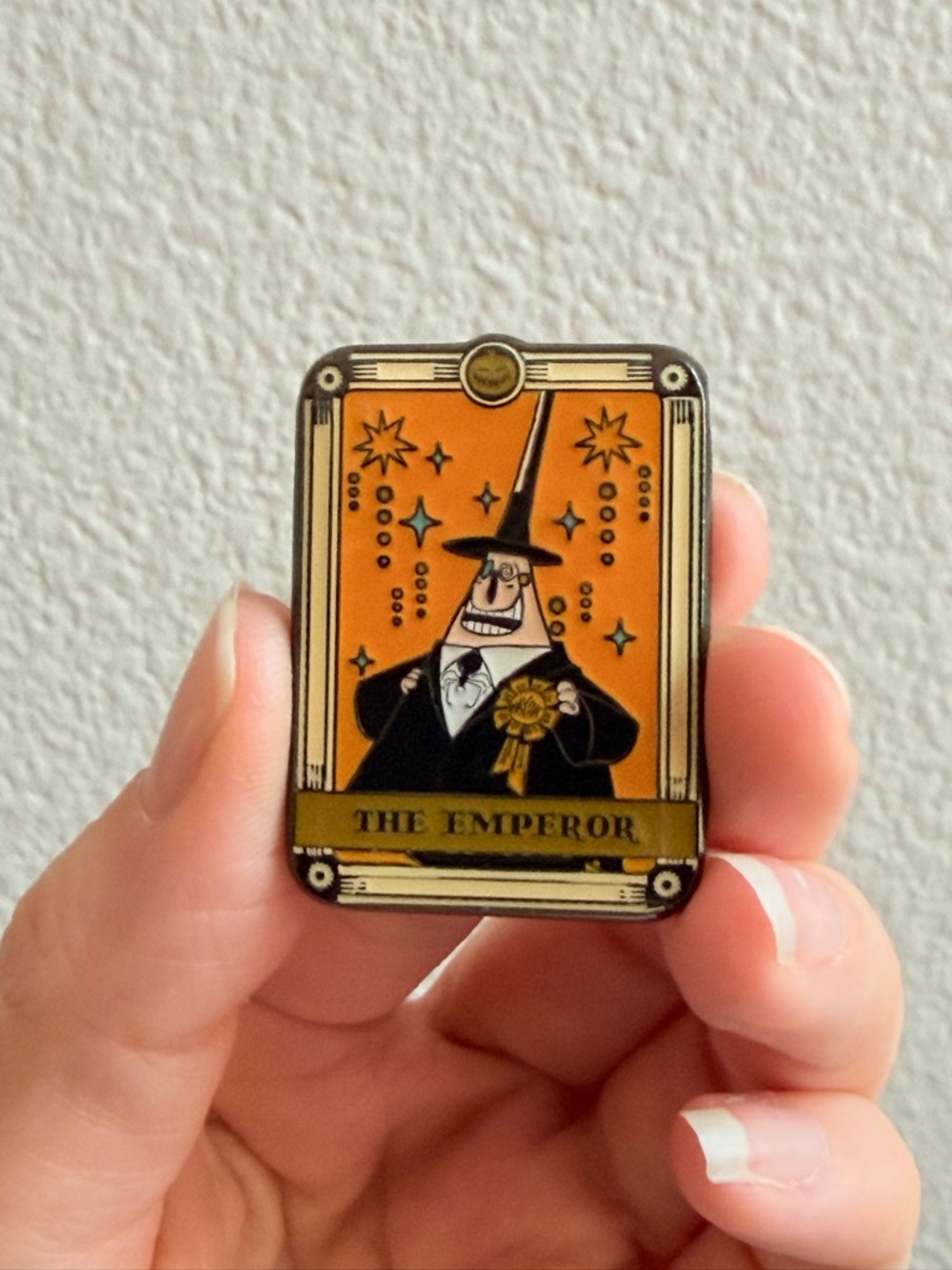 Disney Loungefly Nightmare Christmas Mayor Tarot Card Mystery Box Pin